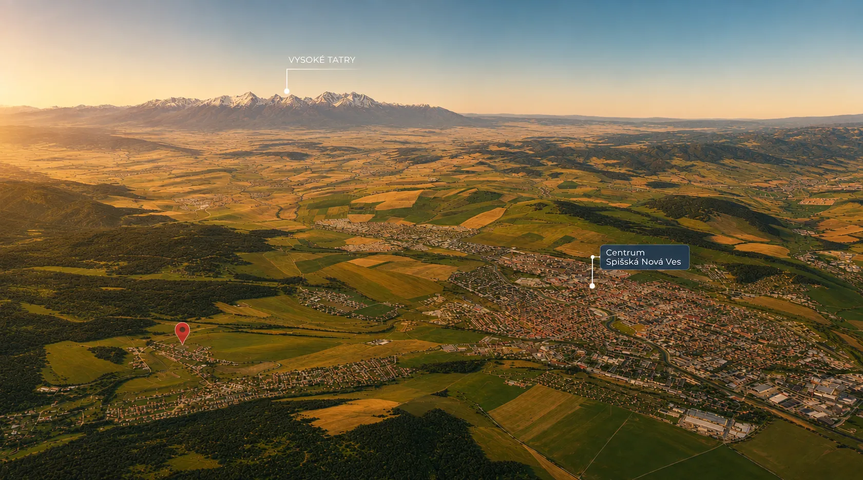 Mapa lokality — Gerlachovská ulica, Spišská Nová Ves